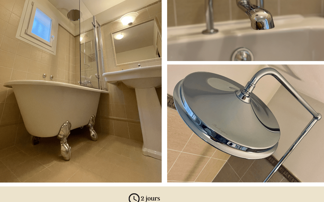 Rénovation de salle de bain style anglais